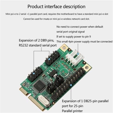 PCIE para RS232 Serial Adapter Card Mini Conversor | Ubuy India