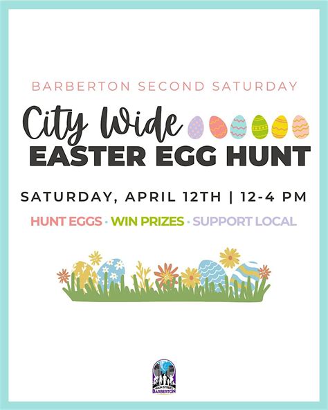 Eggsplore Barberton: City Wide Easter Egg Hunt, 99 4th St NW, Barberton ...