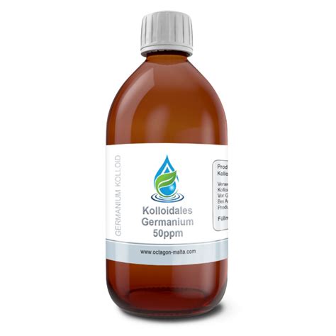 Kolloidales Germanium 50ppm - Germaniumkolloid aus 99,9999% Germanium ...
