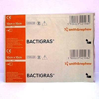 Buy Bactigras Tulle Gras (10x10cm in 10 Individually Wrapped Sterile ...