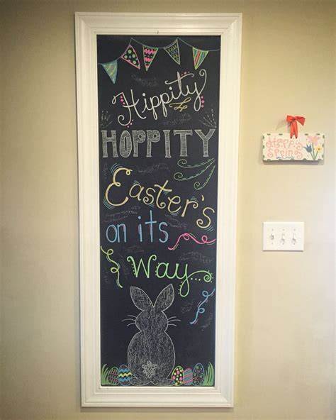 My Easter chalkboard | Hazlo tu mismo, Artesanias