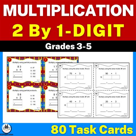 Image result for 2 Digit by 1 Digit Multiplication