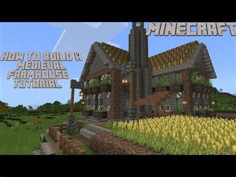 Image result for Minecraft Medieval Farm House Tutorial