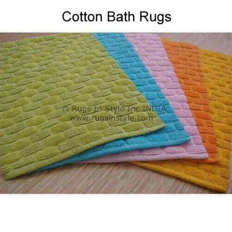 Hand Woven Bath Rugs - Exporter from Ghaziabad