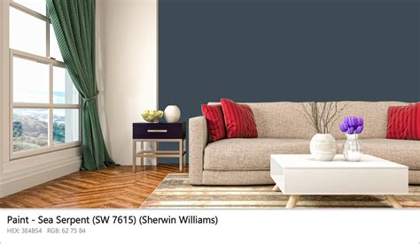Sherwin Williams Sea Serpent (SW 7615) Paint color codes, similar ...
