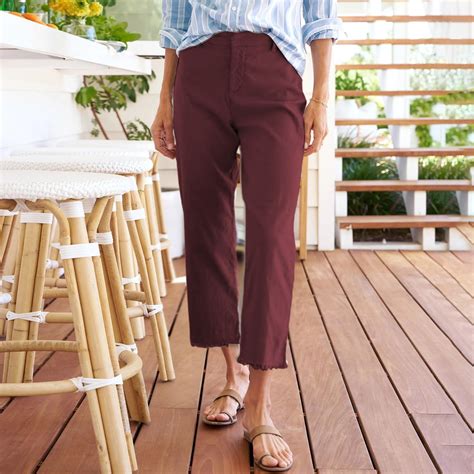 Bunenne Linen Capri Pants for Women Petite Linen Pants Cropped Linen ...