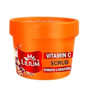 Buy Lilium Vitamin C Scrub 100g, For Hydrates & Brightens Skin, Ultra ...