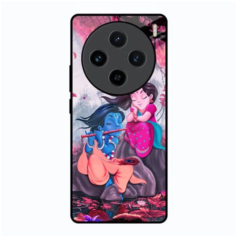 Radha Krishna Art Vivo X100 5G Glass Back Cover - Flat 35% Off On Vivo ...