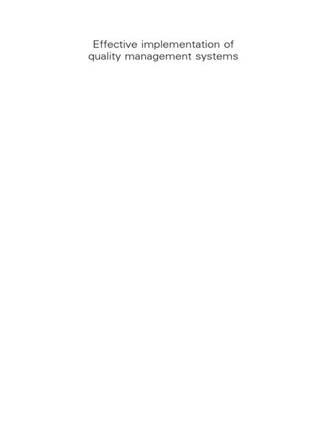 Image result for How to Implement Quality Management Systems