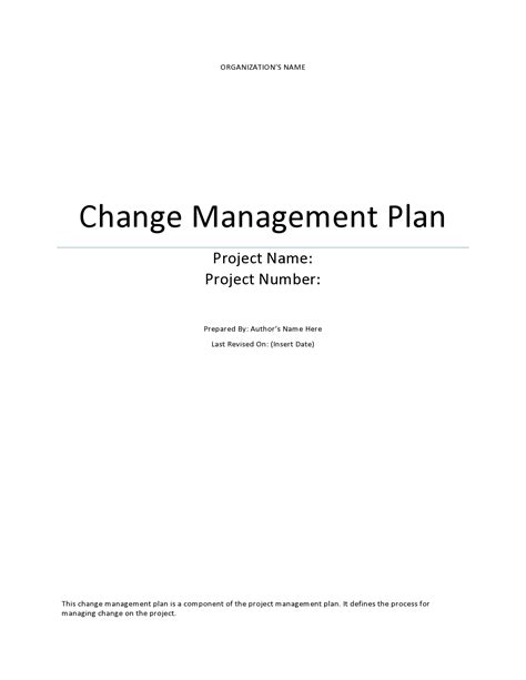 Change Management Program Template 的图像结果