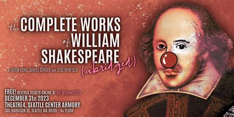 The Complete Works of William Shakespeare (Abridged), Theater Puget ...