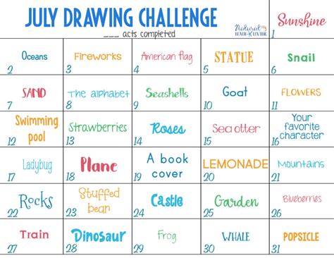 Image result for July Drawing Challenge