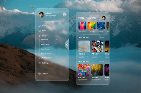 45+ Free Cool Metallic And Glassy Web Gui Pack