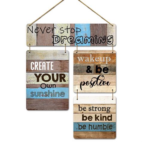 Motivational Quotes MDF Wood Wall Hanging for a Motivating and Encoura ...