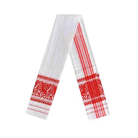 Gamcha Cotton Assamese Japi Design Gamcha For Stylish Soft Fabric Towel ...