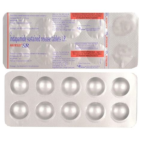 Natrilix SR - Strip of 10 Tablets : Amazon.in: Health & Personal Care
