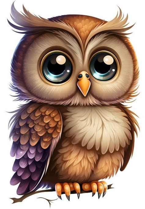 Owl Drawings Cartoon