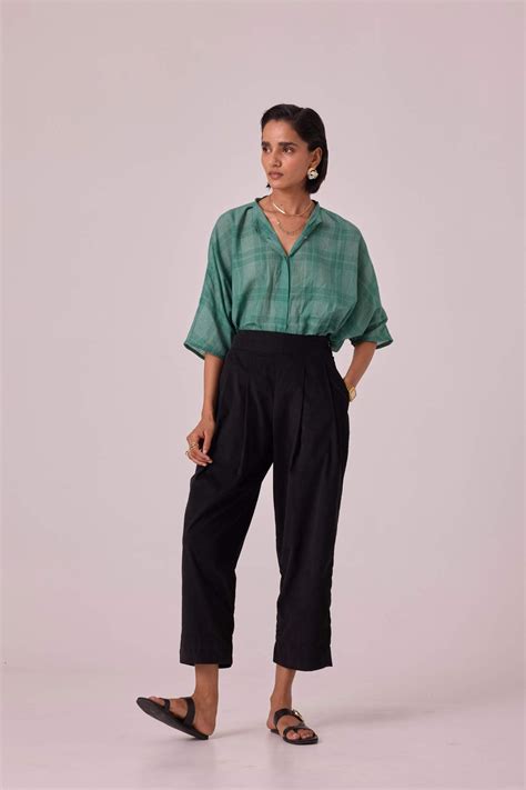 Bandra Black Needlecord Pants – The Summer House