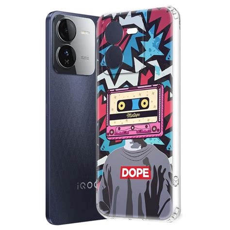 Fashionury Silicone Designer Printed Back Case Cover for iQOO Z9 5G ...