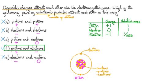 Protons Neutrons électrons Charges