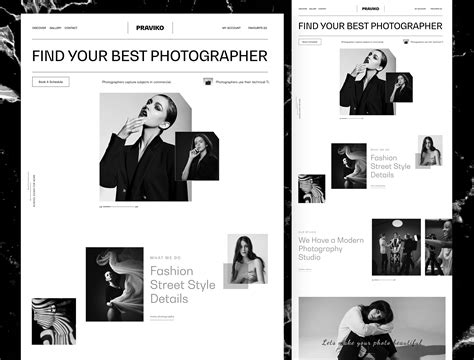 Photographer Portfolio Website Design on Behance