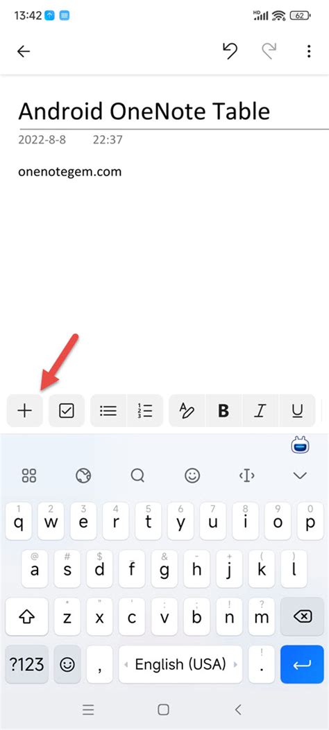 Android OneNote Tutorial 的图像结果