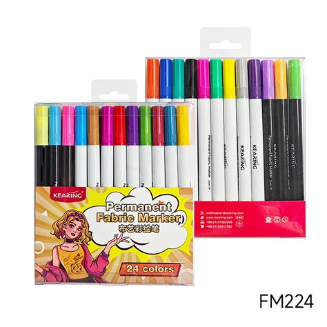 Kearing permanent fabric markers