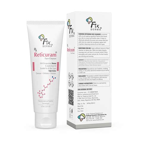 Buy Reticuram Anti-Ageing Face Cleanser – Fixderma Skincare