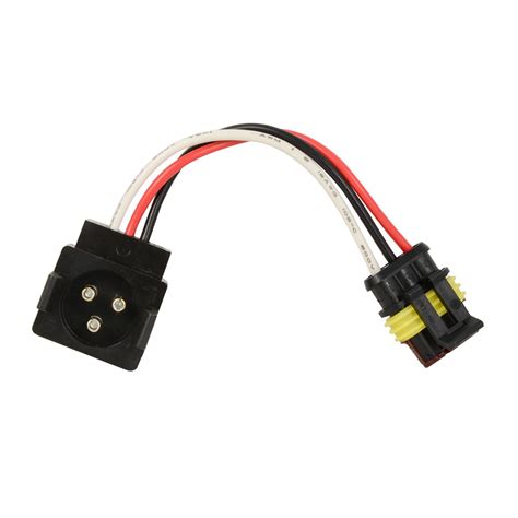 Grand General 88095 Round 3-Pin To Straight 3-Pin Light Plug Adapter ...