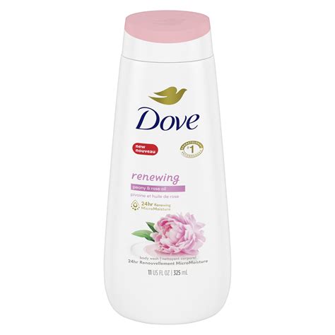 Renewing Body Wash with Peony and Rose Oil 325mL | Dove