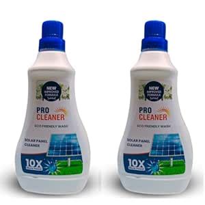 Pro Cleaner Liquid Solar Panel Cleaner Combo Can Spray Bottle Remove ...