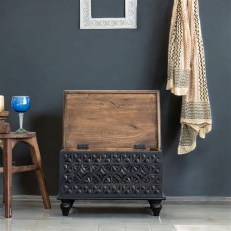 Handcrafted Wooden Blanket Box, Storage Chest, and Vintage Trunks ...