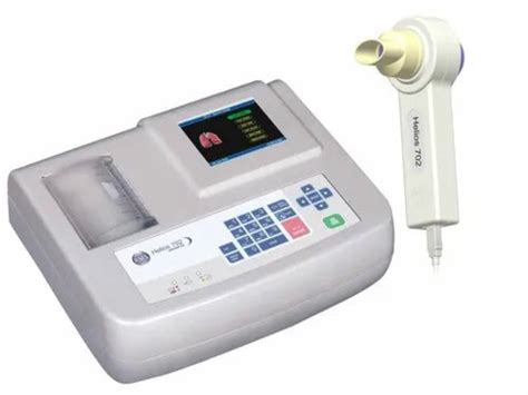 RMS Helios 702 Portable Spirometer | PFT Machine with Inbuilt Printer ...