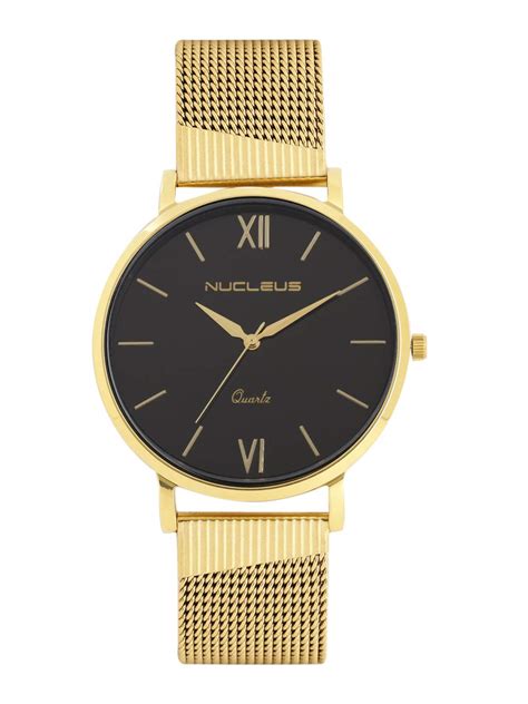 Nucleus Analog Black Dial Unisex Watch - LGBKG : Amazon.in: Fashion