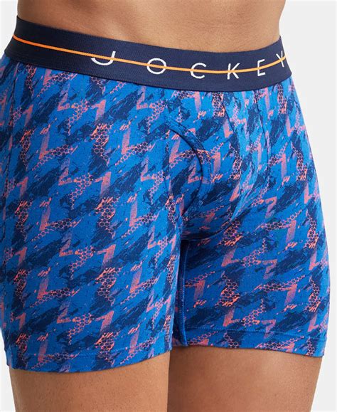 Buy Super Combed Cotton Elastane Printed Boxer Brief with Ultrasoft ...