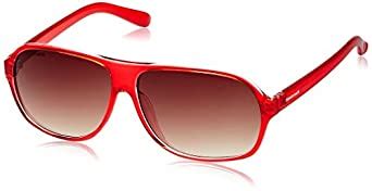 Fastrack Brown Rectangle 100% UV protected Sunglasses for Unisex ...