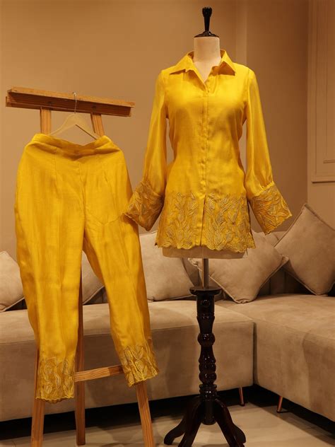 Mango yellow CO-ORD SET – JAYAA'S COUTURE