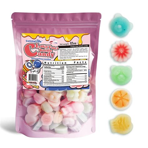 GummyGlow Gummy Glow Wax Candy 12oz Bulk Pack, Retro Chewy Wax India | Ubuy