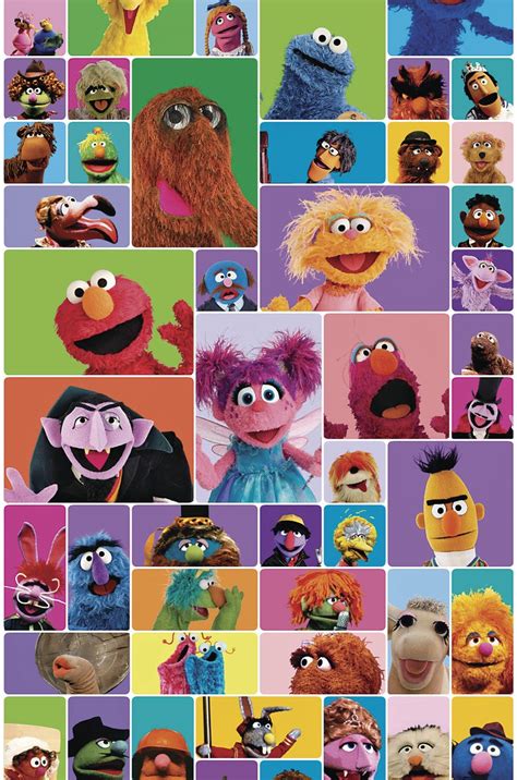 Sesame Street Characters Names - Printable Free Templates