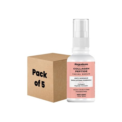 Buy Pack of 5: Collagen Peptide Face Serum – Rejusure
