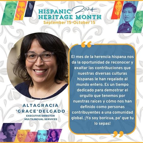 Orgullosa de liderar en un distrito que exalta y comparte su diversidad ...