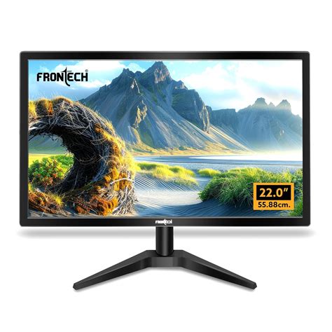 FRONTECH 22-inch, LED, HD 1680x1050, 60Hz, Black, Wall Mountable Slim ...