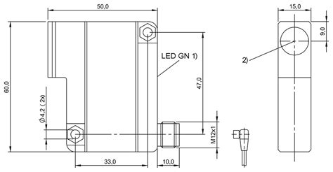 BOS00W5 (BLS 35K-XX-1H-S4-L) Through-beam sensors - BALLUFF India