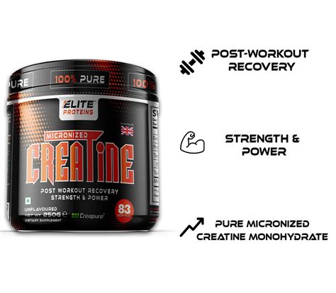 Elite Proteins Micronized Creatine – High-Performance Strength Formula