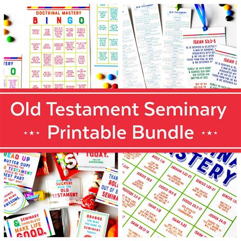 Buy Old Testament Seminary Printable Bundle Online in India - Etsy