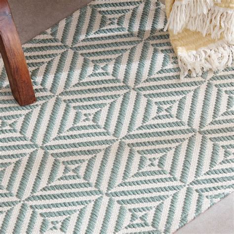Buy Corsica Cayden Polycotton Woven Dhurrie - 90x60cm from Corsica by ...