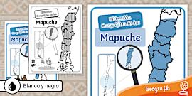 Póster | Mapa | Ubicación Geográfica | Pueblo Yagán | Chile