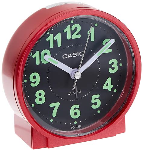 Buy Casio Analog Table Clock (TQ-228-4DF) Online at Low Prices in India ...