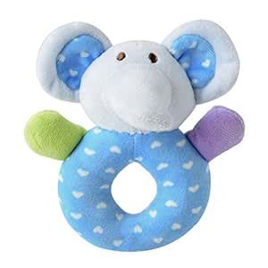 Buy Baby Plush Animal Hand Grip Rattles Toys Stuffed Doll Developmental ...