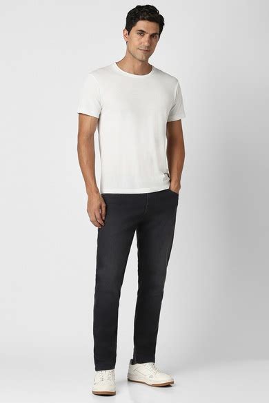 Buy Men Grey Mid Wash Jeans Online - 39959751 | Peter England